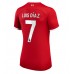Liverpool Luis Diaz #7 Kopio Koti Pelipaita Naisten 2023-24 Lyhyet Hihat